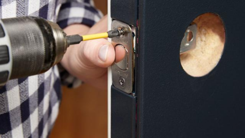 Lock changing tools and equipment